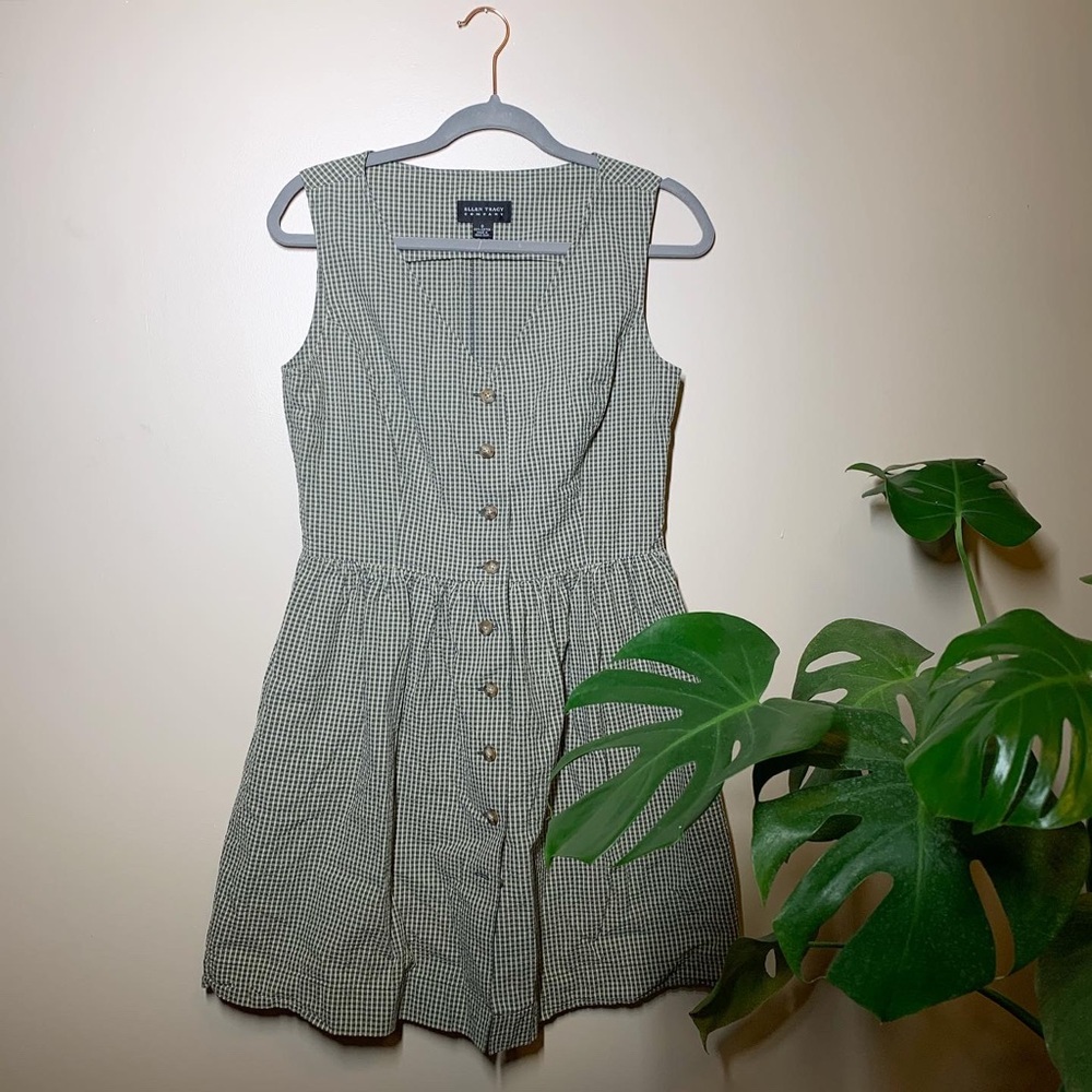 Stunning vintage Ellen Tracy plaid dress | size 8